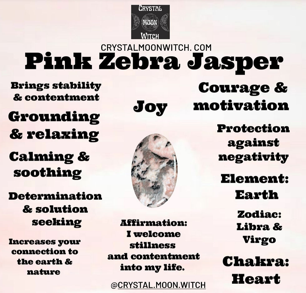 Thumbnail: Pink zebra Jasper Rose Quartz Moonstone bracelet ~ SILVER 
