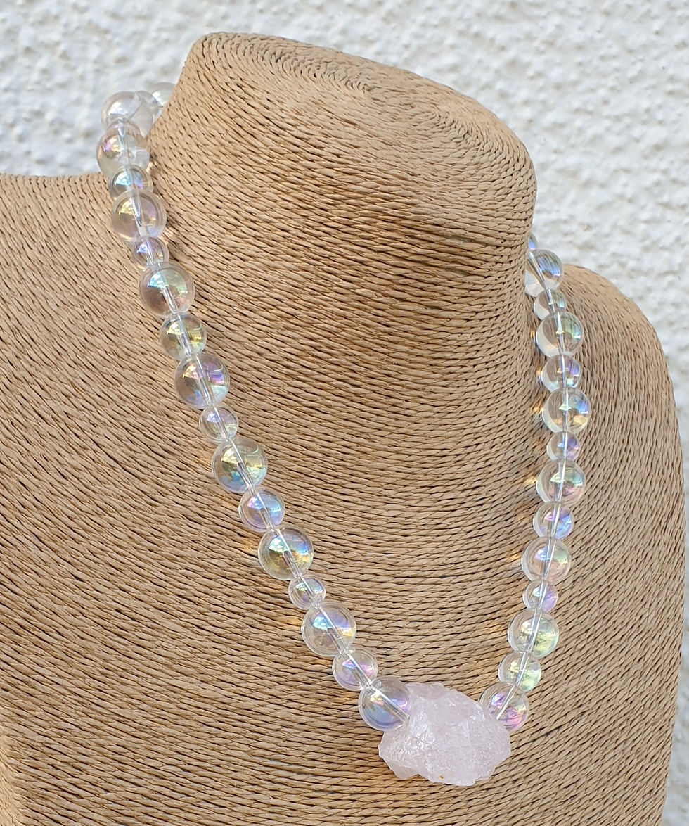 Thumbnail: Angel Aura Quartz necklace 