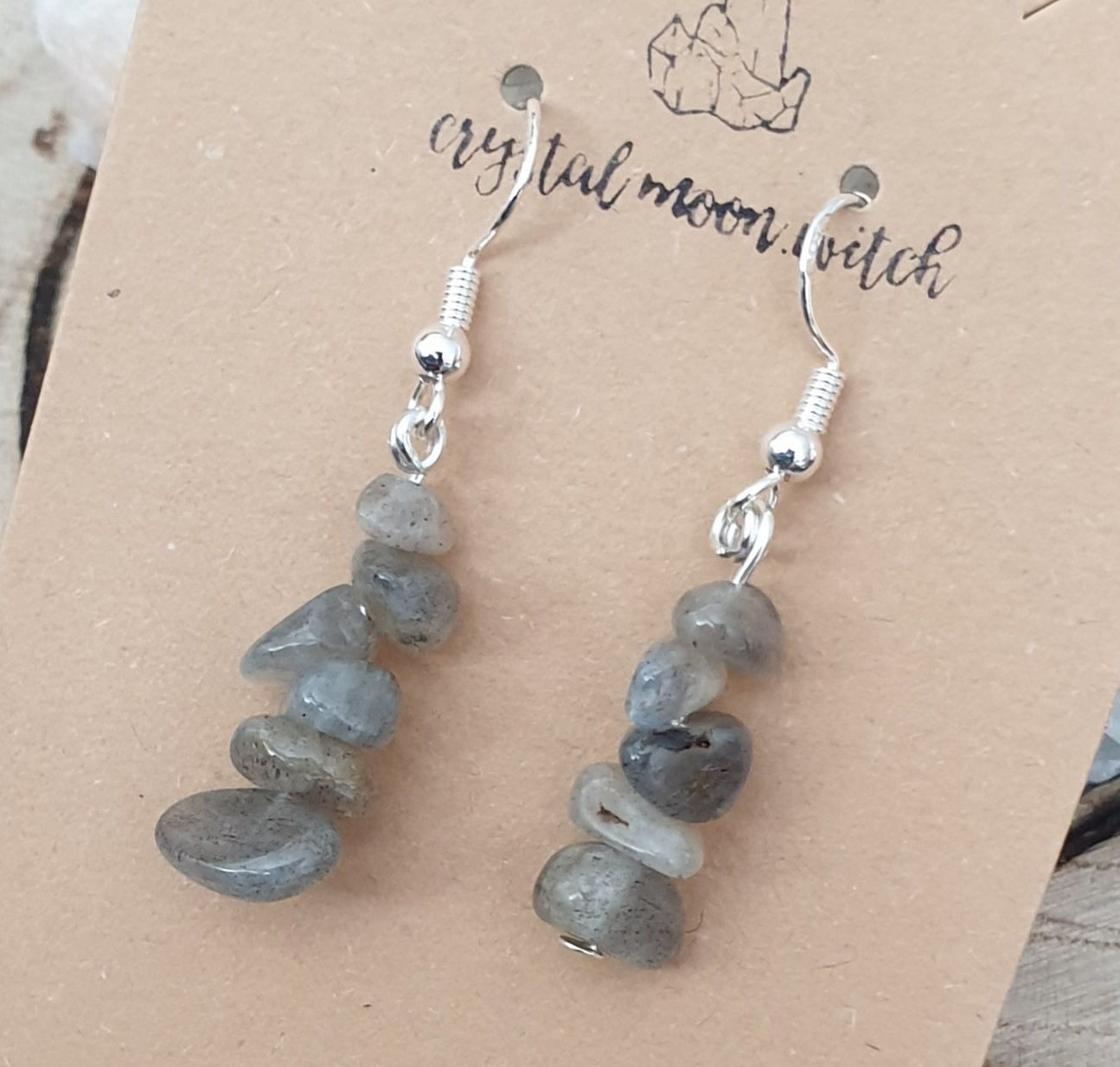 Labradorite earings 