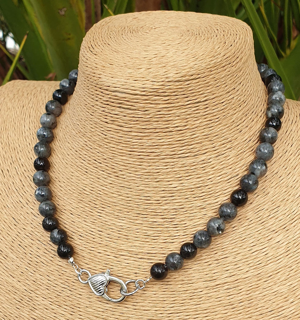 Thumbnail: Larvikite necklace 