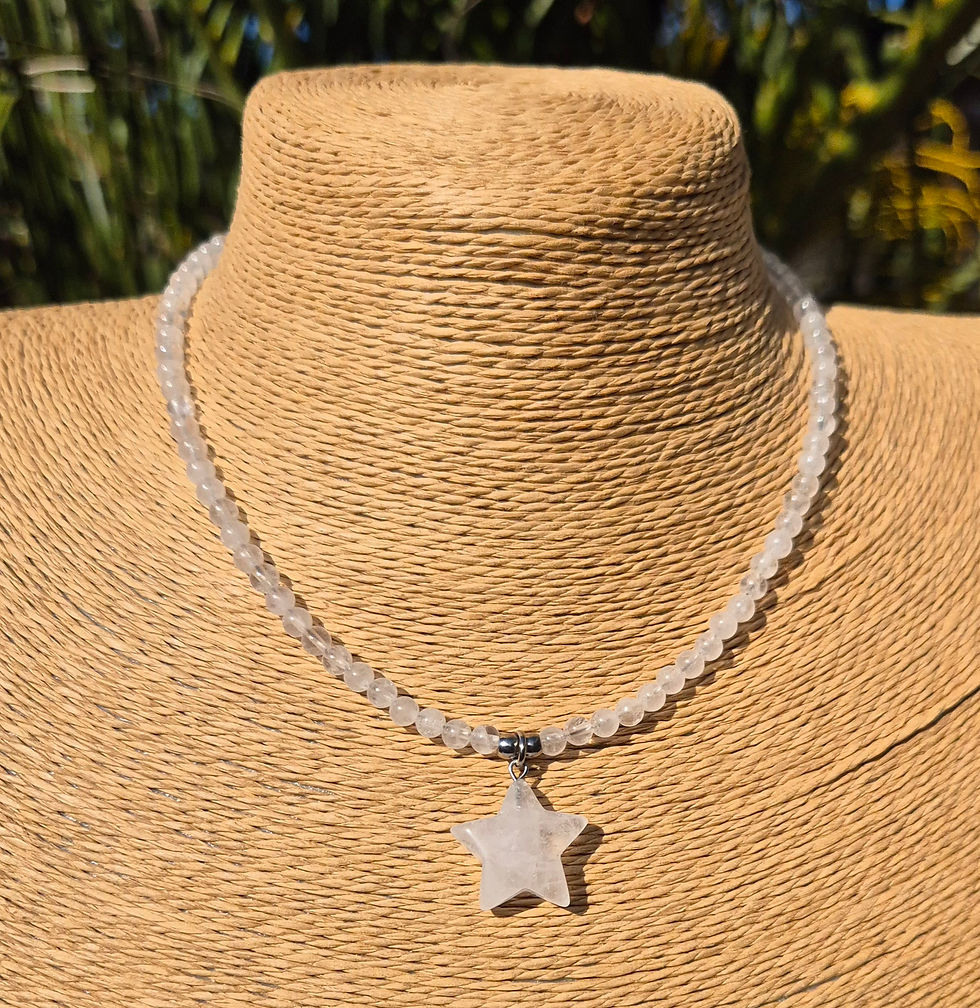 Thumbnail: Clear Quartz star Necklace 