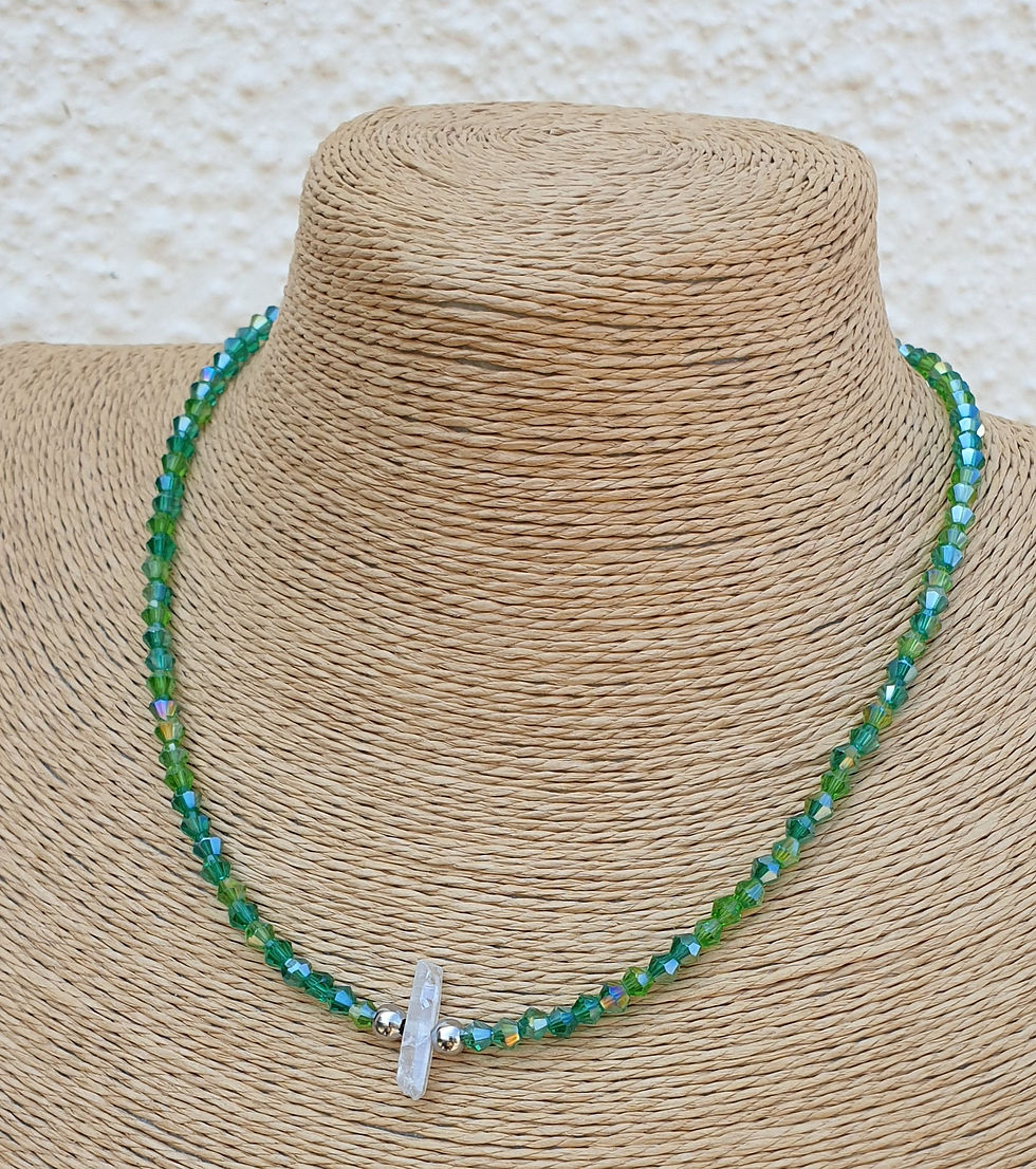 Thumbnail: Angel Aura Quartz necklace 
