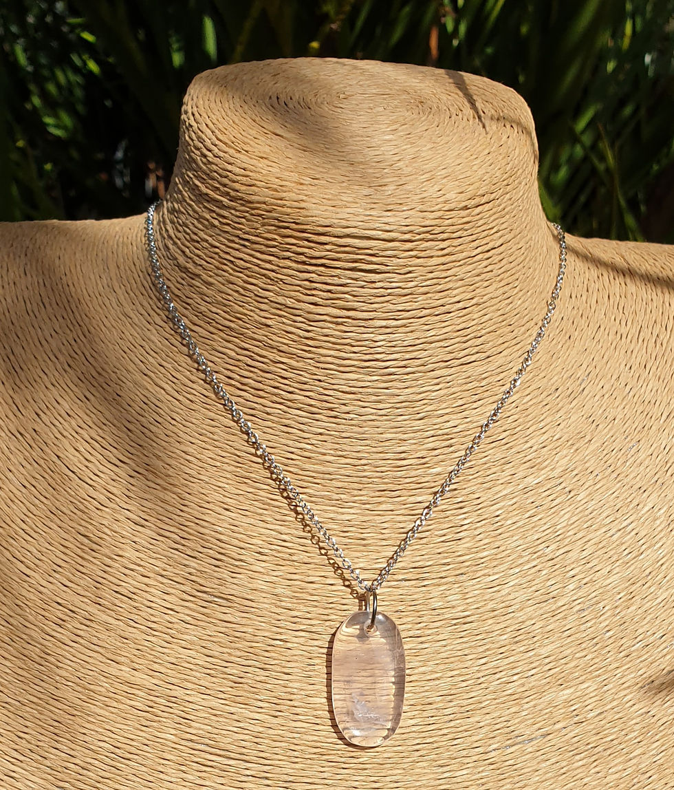Thumbnail: Rose Quartz necklace 