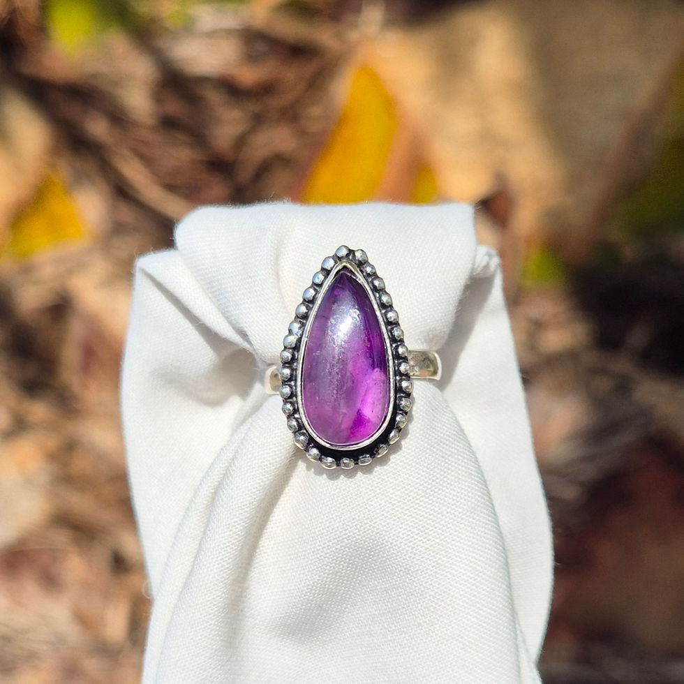 Thumbnail: Amethyst Ring Size N