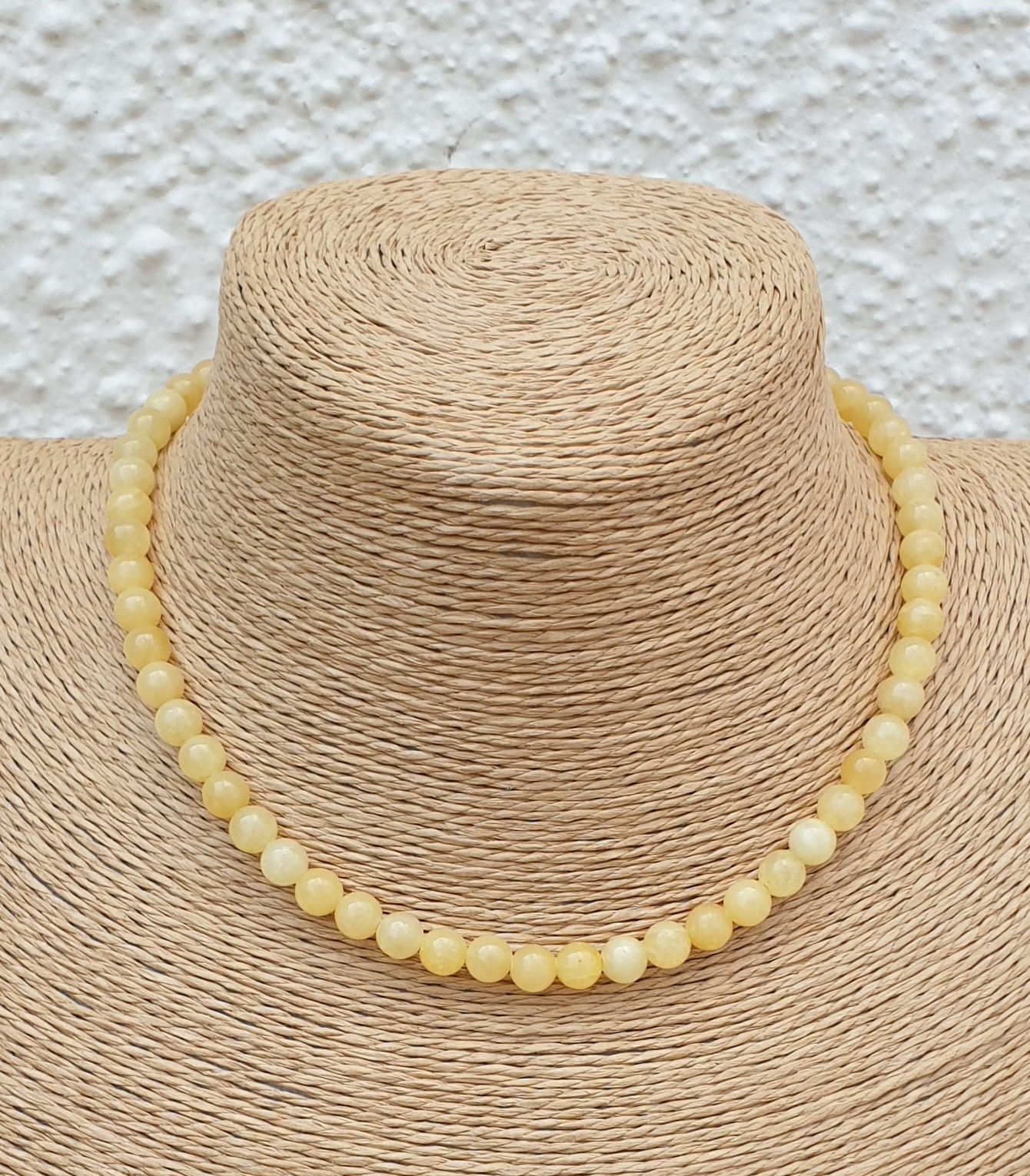 Yellow Jade necklace 