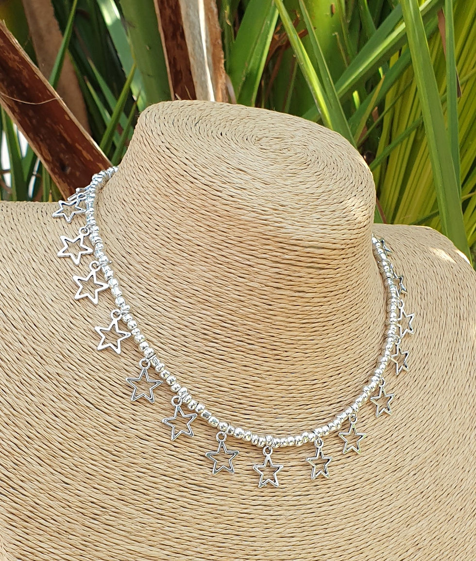 Thumbnail: Star Charm Necklace SILVER