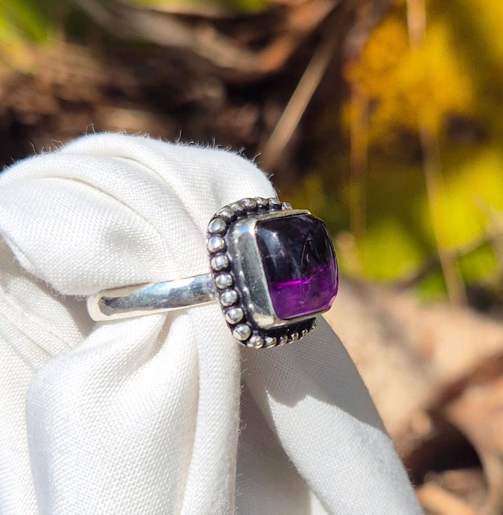 Thumbnail: Amethyst Ring Size T