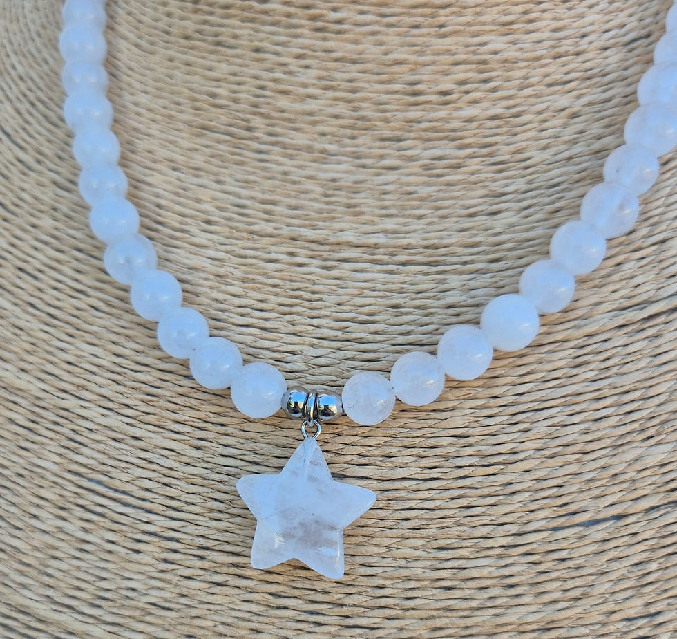 Thumbnail: Clear Quartz star Necklace 