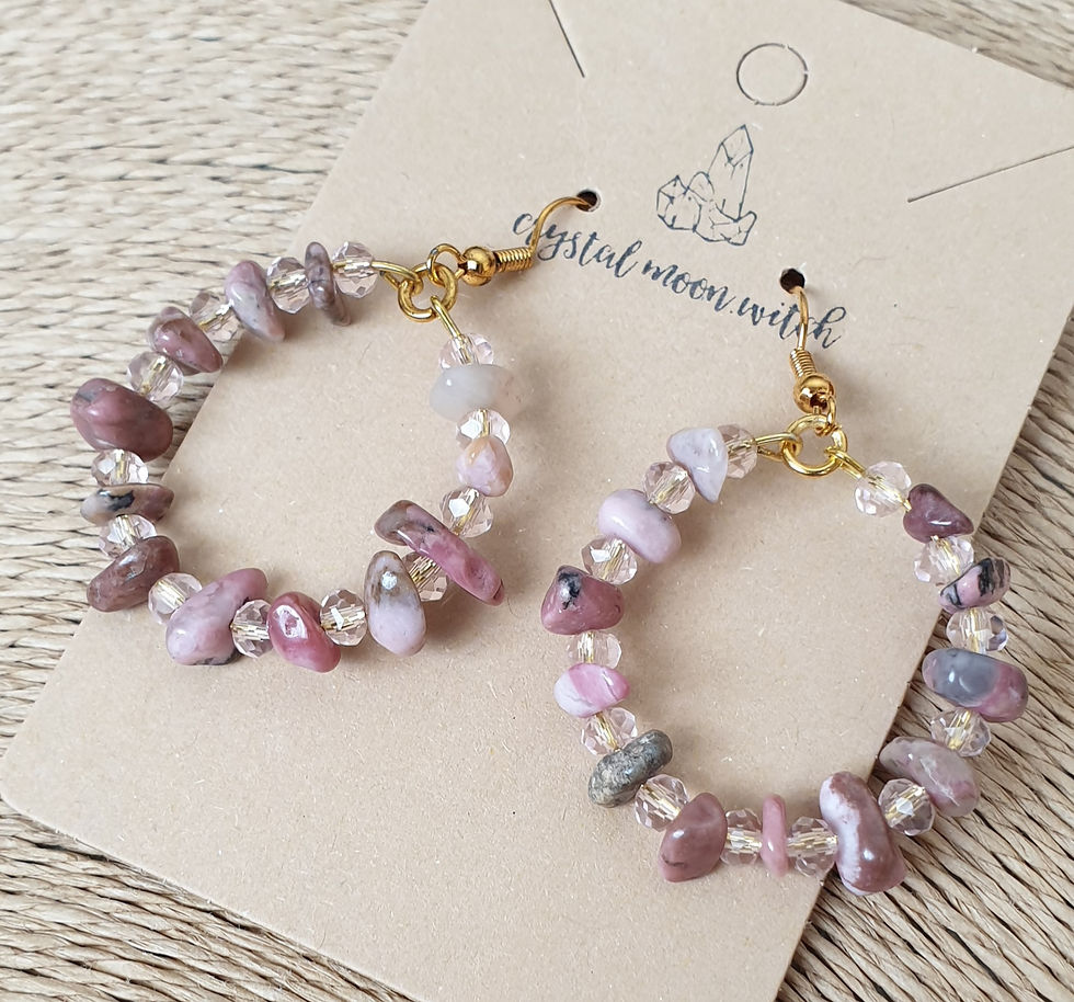 Thumbnail: Rhodonite earings 
