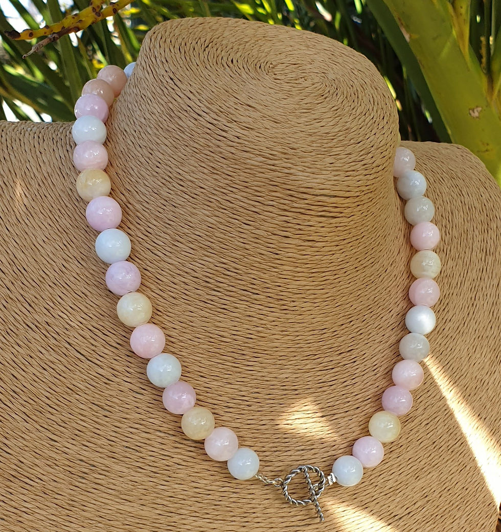 Thumbnail: Morganite necklace 