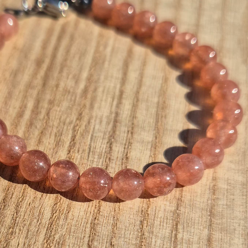Thumbnail: Sunstone Bracelet ~ SILVER 