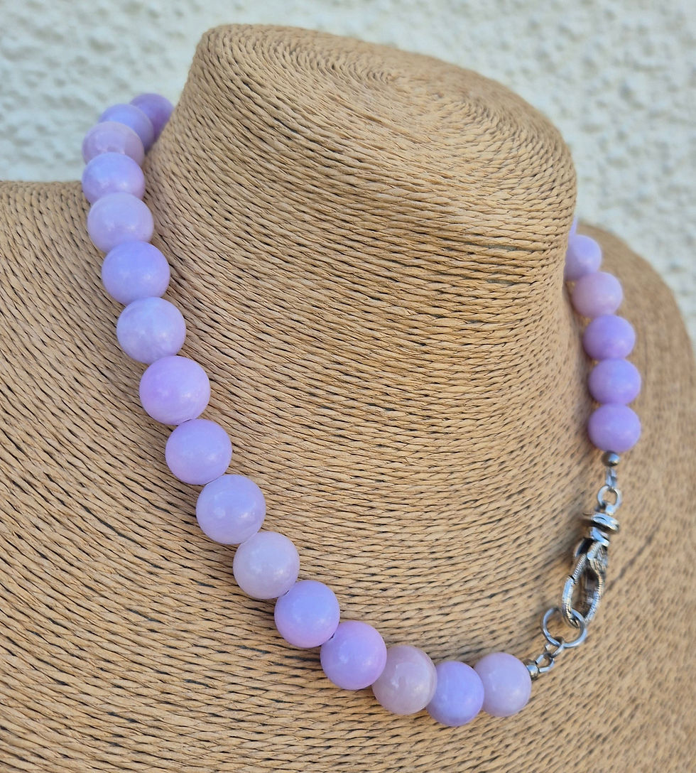 Thumbnail: Purple Angelite necklace 