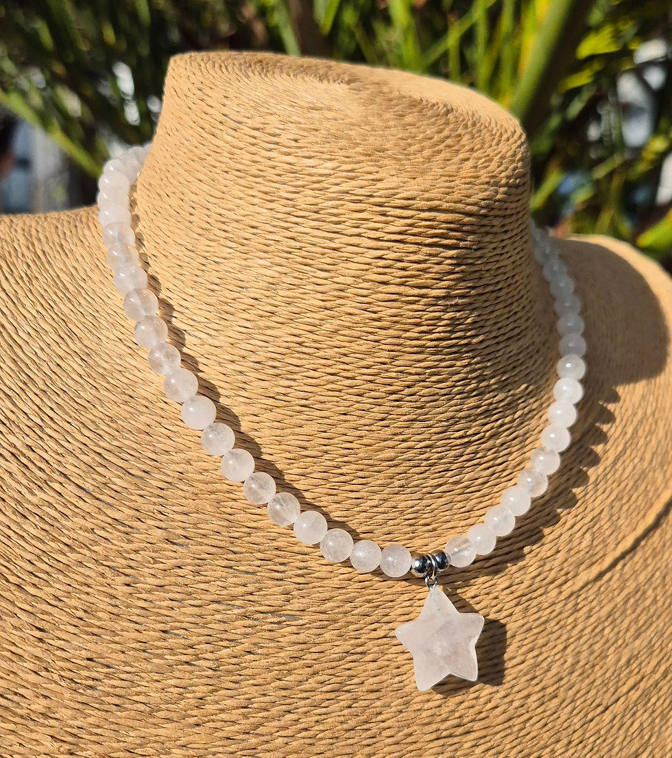 Thumbnail: Clear Quartz star Necklace 