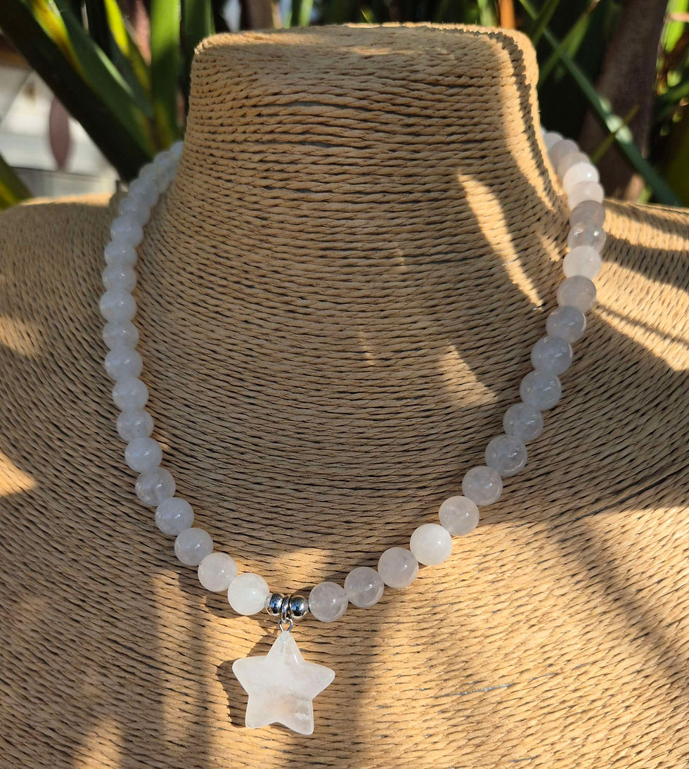 Thumbnail: Clear Quartz star Necklace 