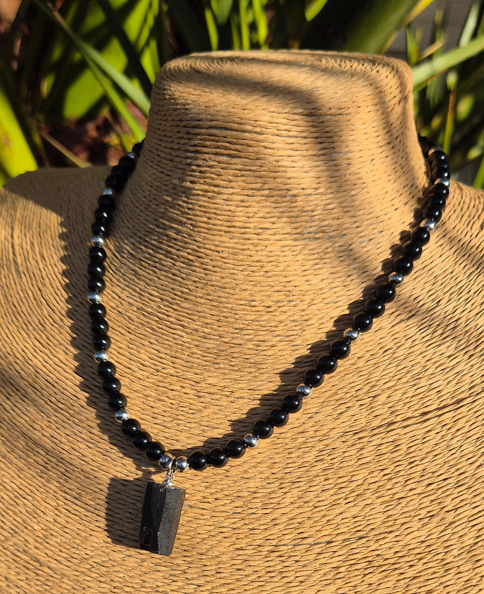 Thumbnail: Black Tourmaline Necklace 