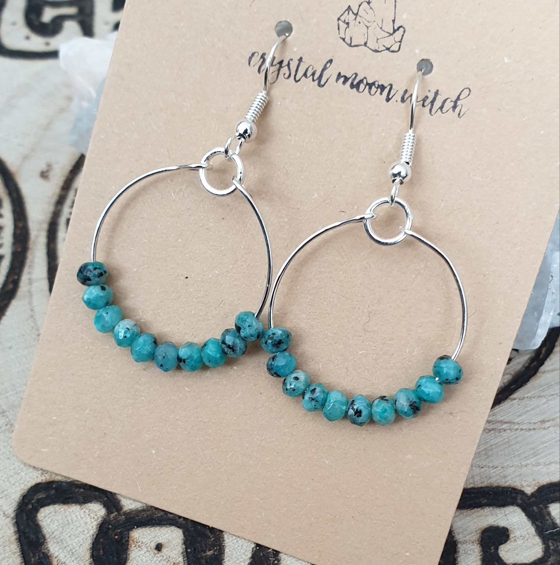 Blue Ocean Jasper earings