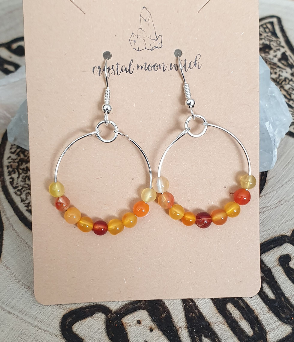 Thumbnail: Orange Agate earings 