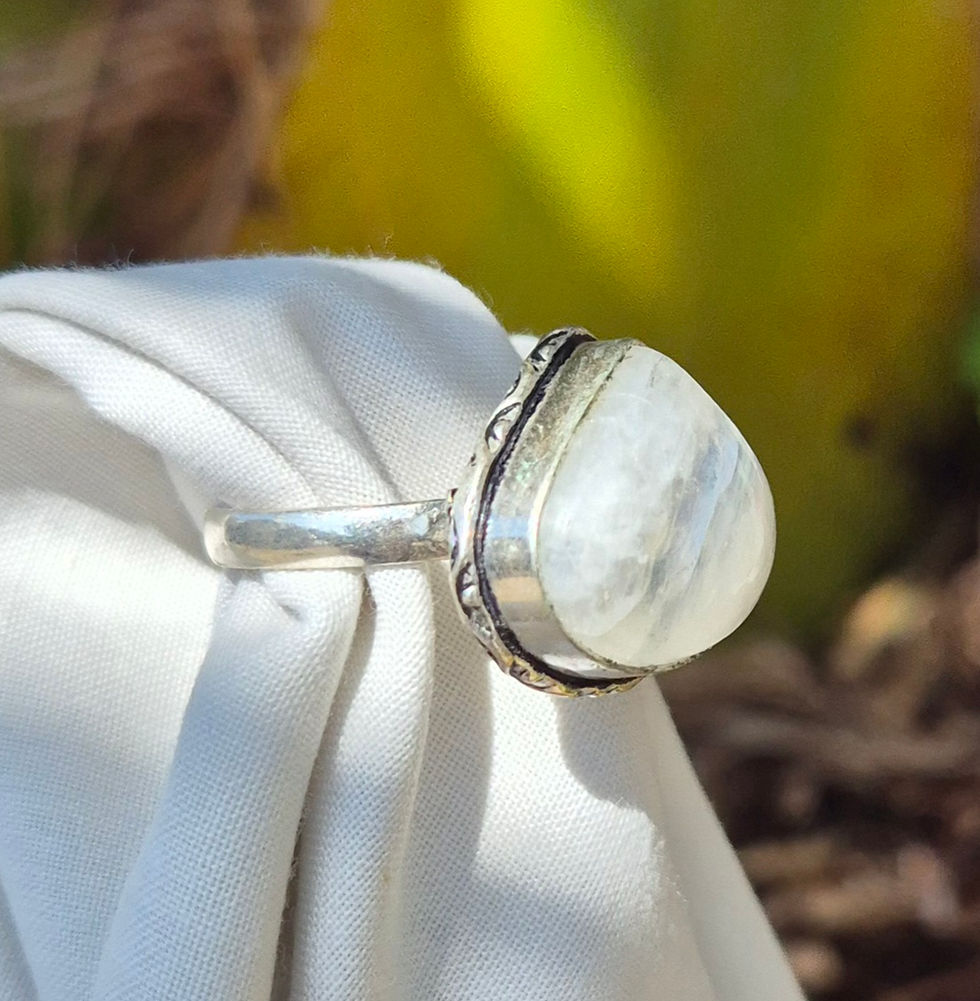 Thumbnail: Moonstone Ring Size V