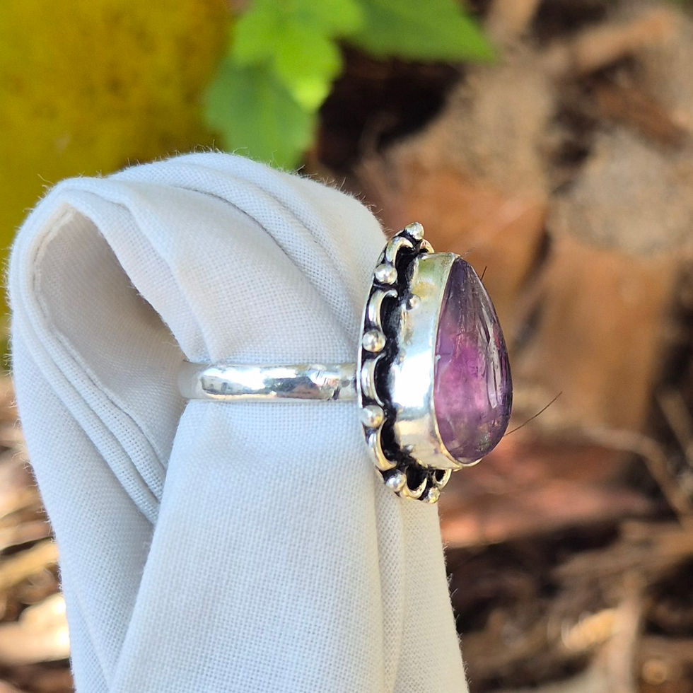 Thumbnail: Amethyst Ring Size T