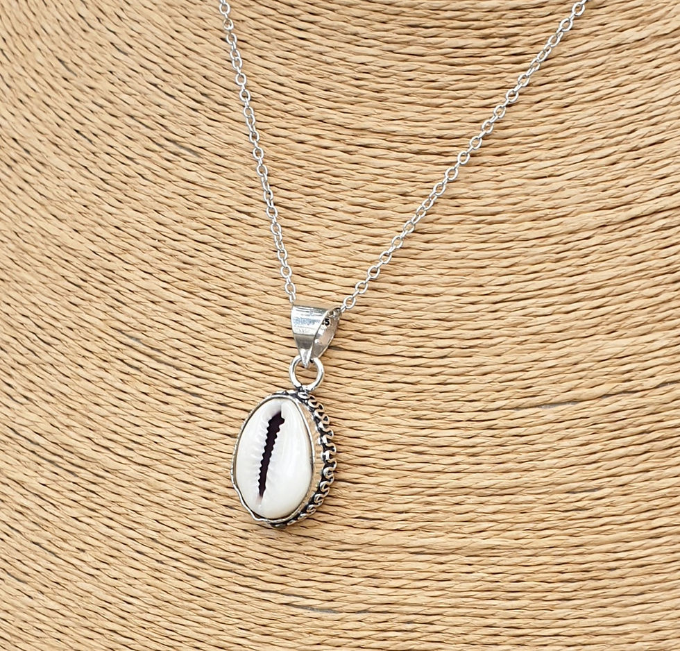 Thumbnail: Cowrie shell necklace 