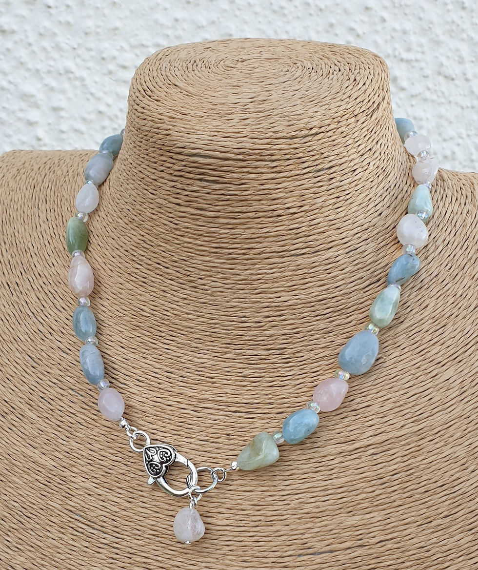 Thumbnail: Morganite necklace 