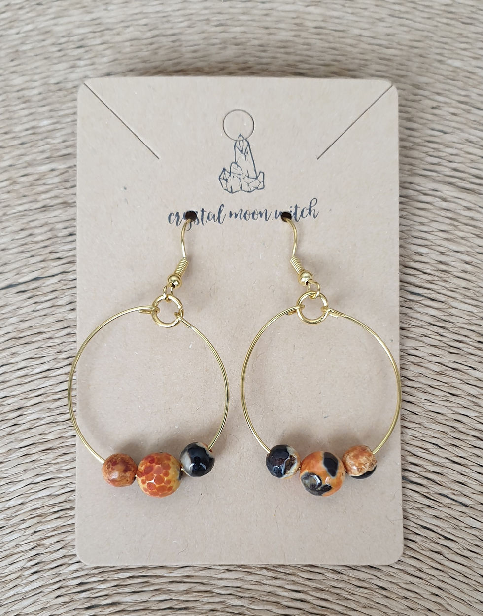 Thumbnail: Fire Agate earings 