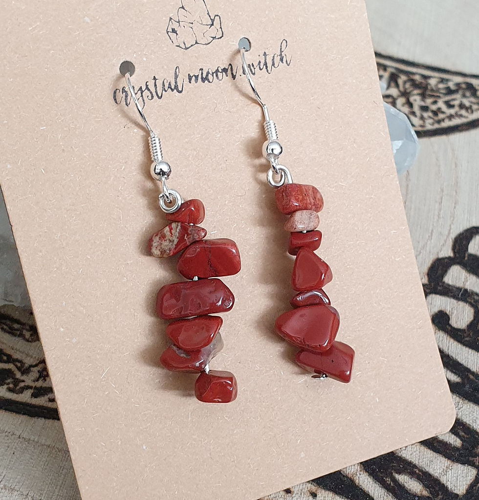 Thumbnail: Red Jasper earings