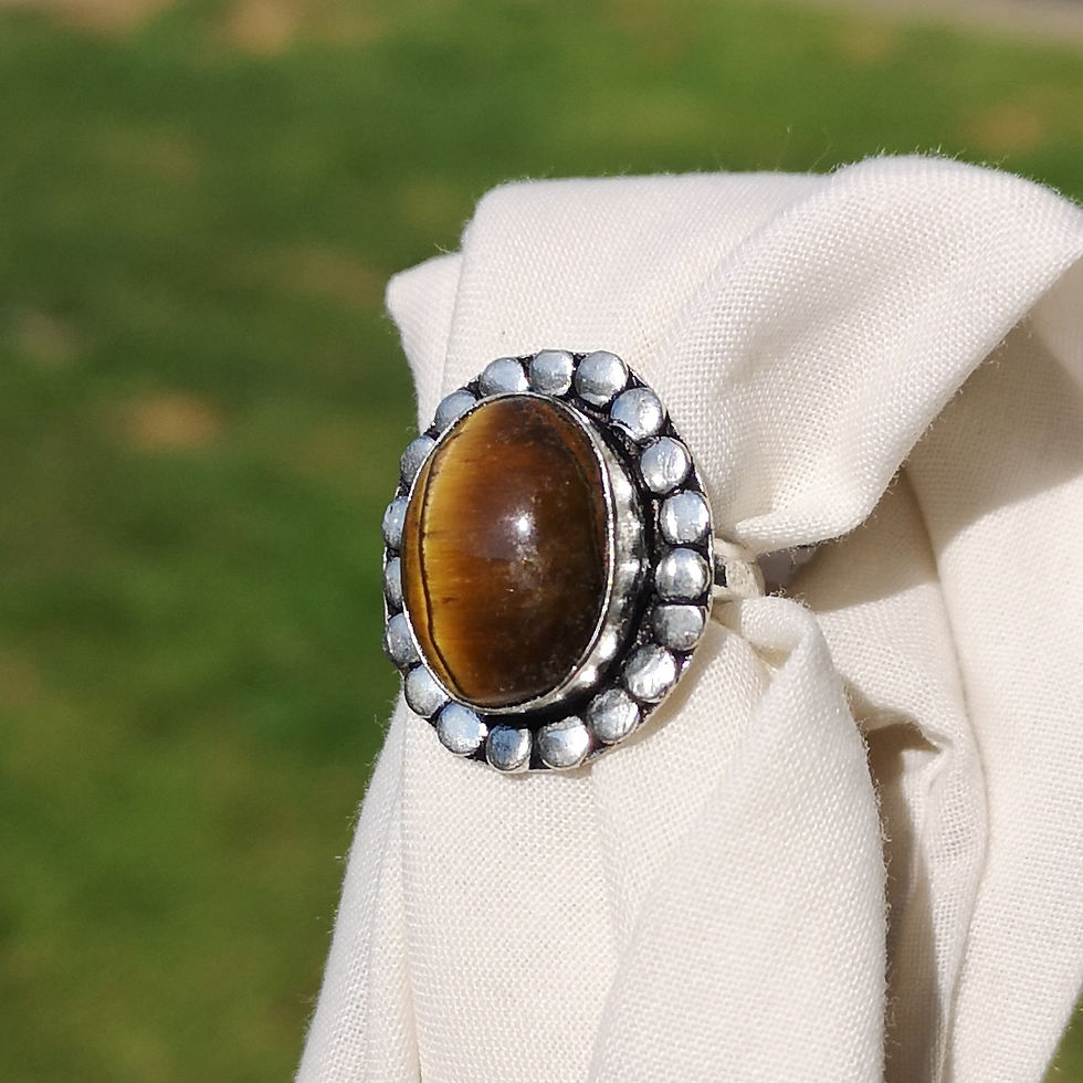 Thumbnail: Tigers eye ring size M