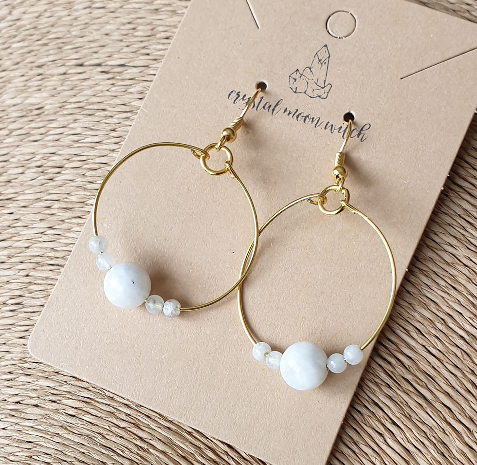 Thumbnail: Moonstone earings 