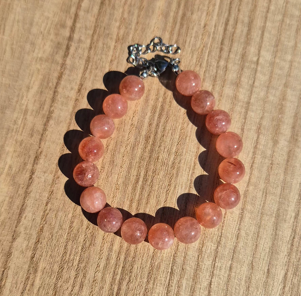 Thumbnail: Sunstone Bracelet ~ SILVER 