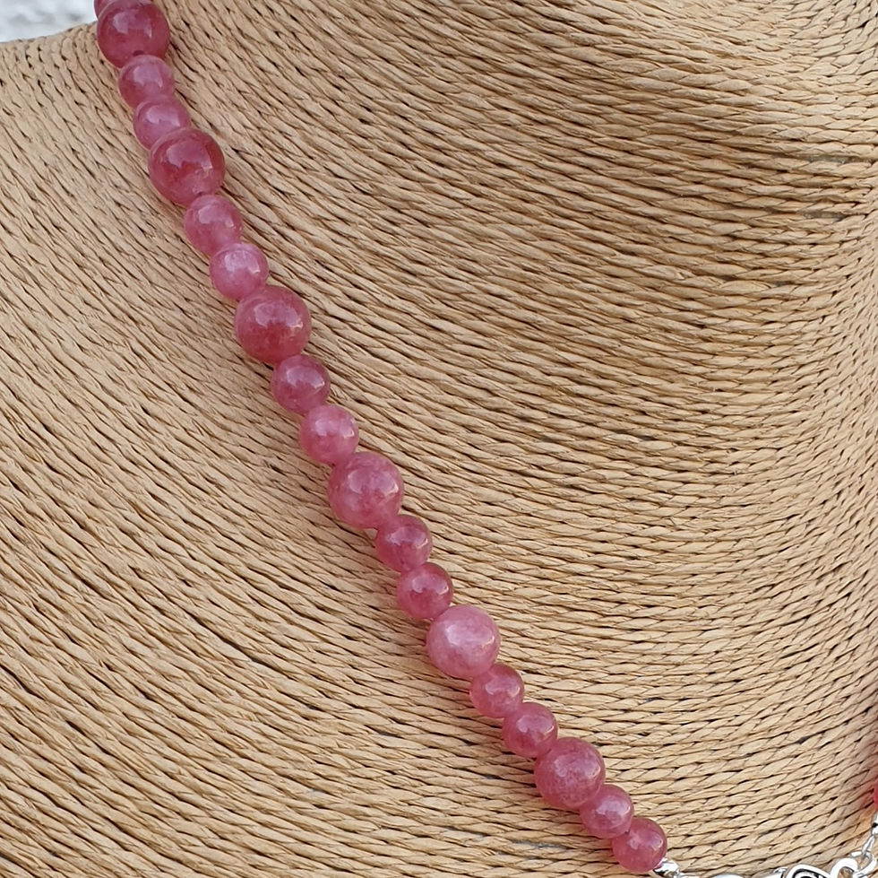 Thumbnail: Strawberry Quartz necklace 