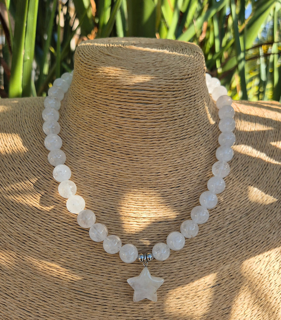 Thumbnail: Clear Quartz star Necklace 