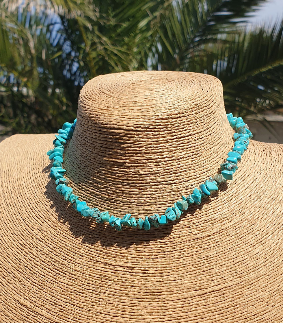 Thumbnail: Turquoise Howlite necklace 