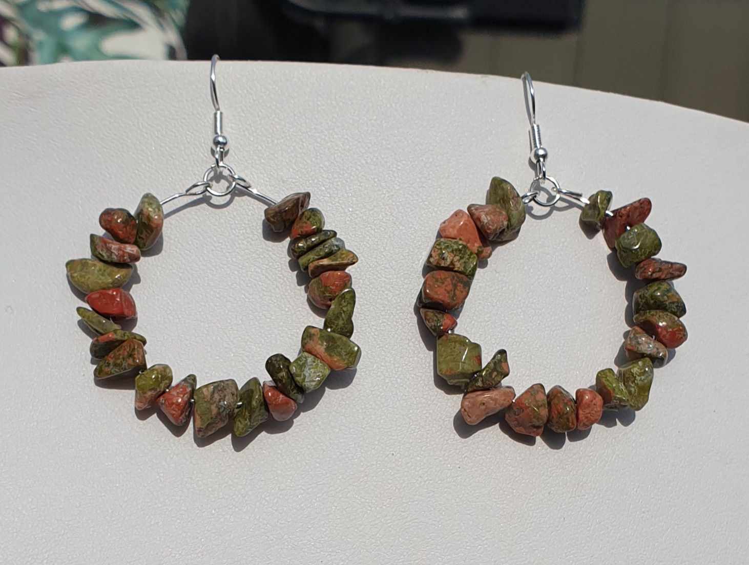 Unakite earings