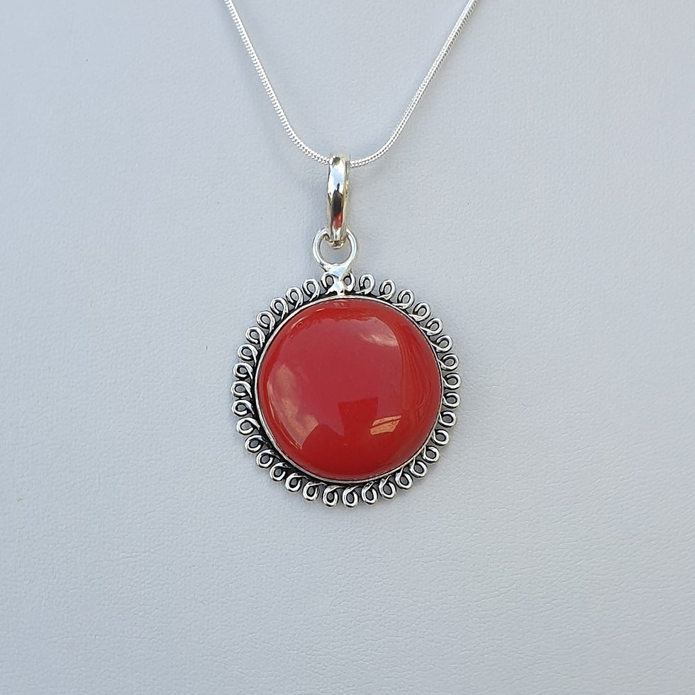 Thumbnail: Red Coral necklace 