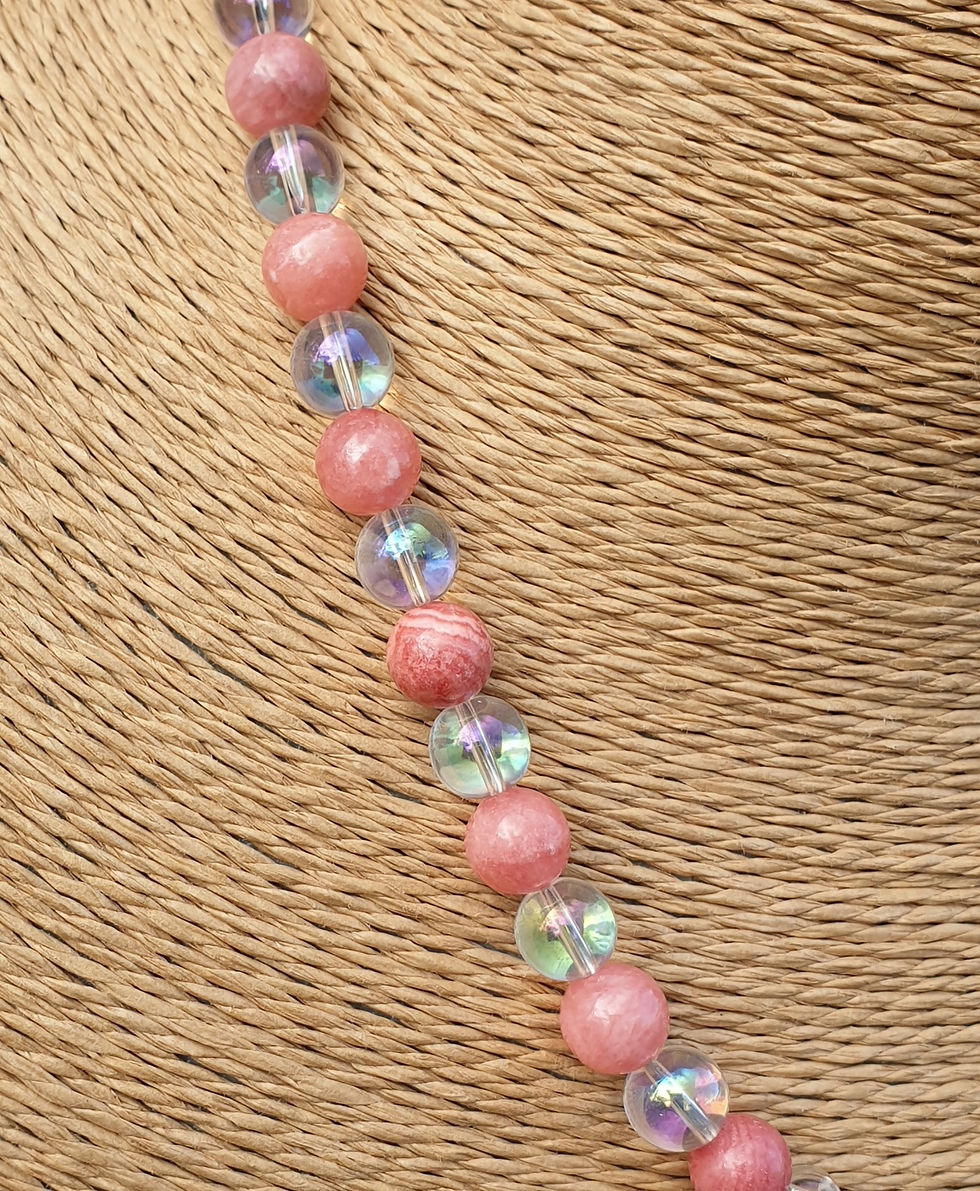 Thumbnail: Rhodochrosite necklace 