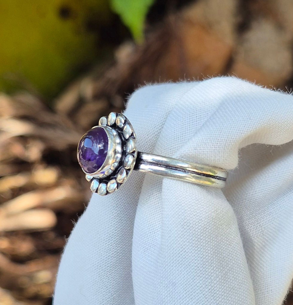 Thumbnail: Amethyst Ring Size U