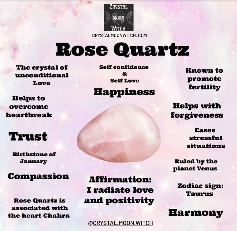 Thumbnail: Rose Quartz heart earings 