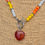 Thumbnail: Carnelian heart Pearl Necklace 