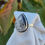 Thumbnail: Tourmaline Quartz ring Size S
