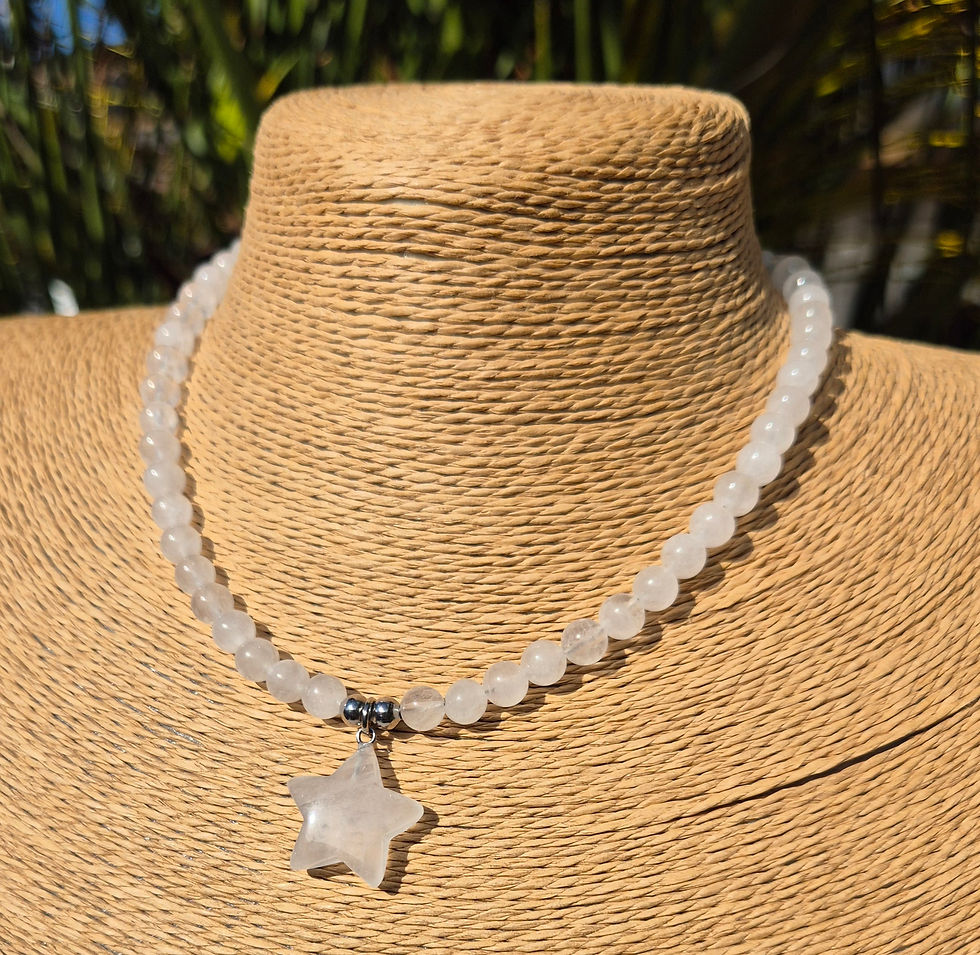 Thumbnail: Clear Quartz star Necklace 