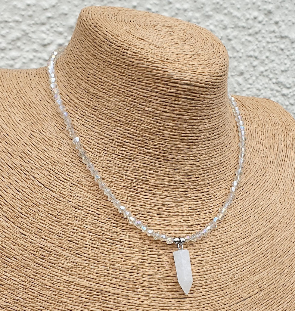 Thumbnail: Clear Quartz point Necklace 