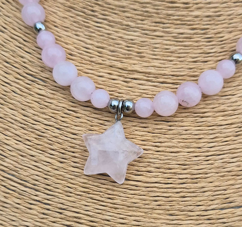 Thumbnail: Rose Quartz star Necklace 