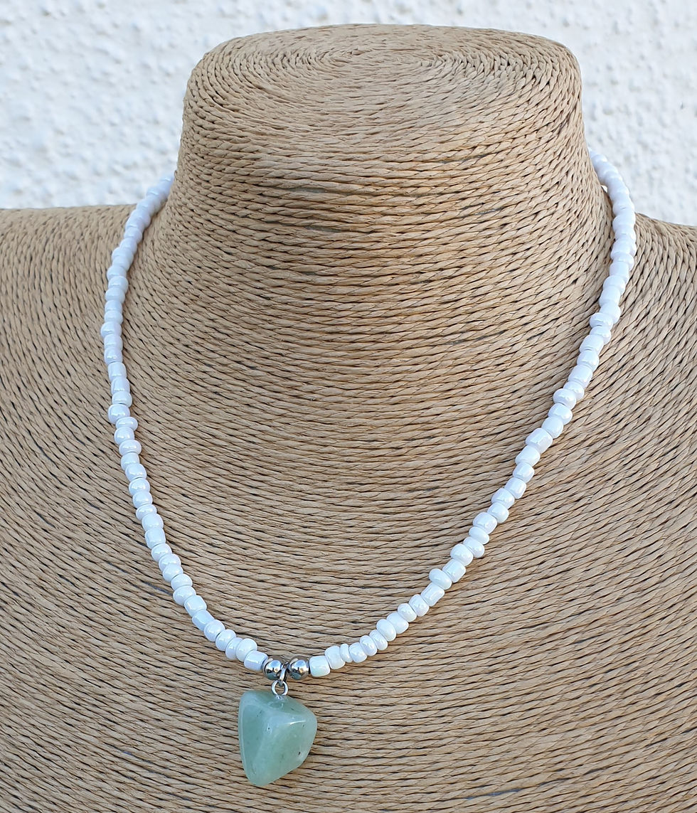 Thumbnail: Green Aventurine necklace 