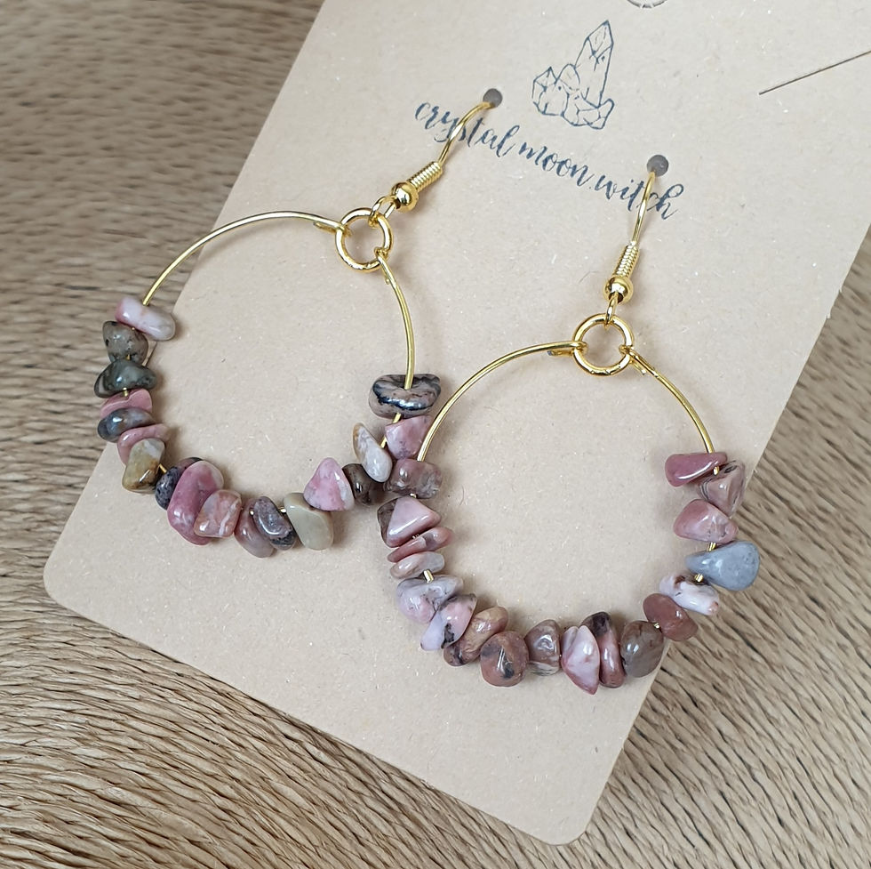 Thumbnail: Rhodonite earings 