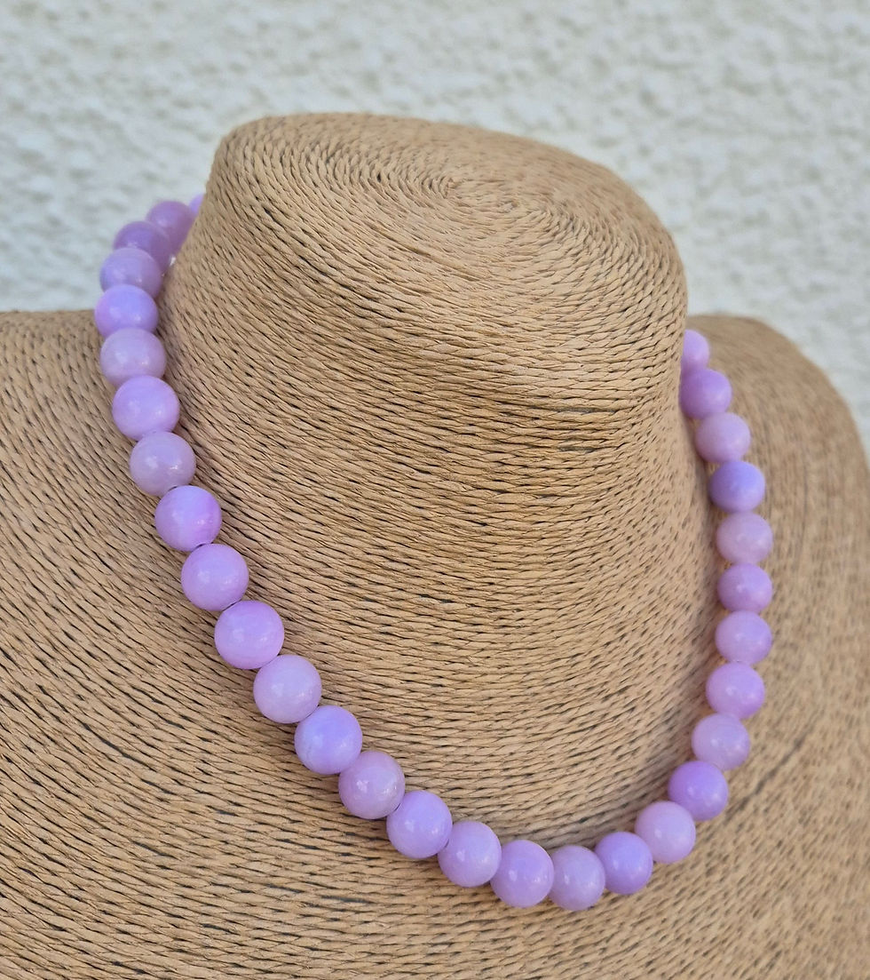 Thumbnail: Purple Angelite necklace 