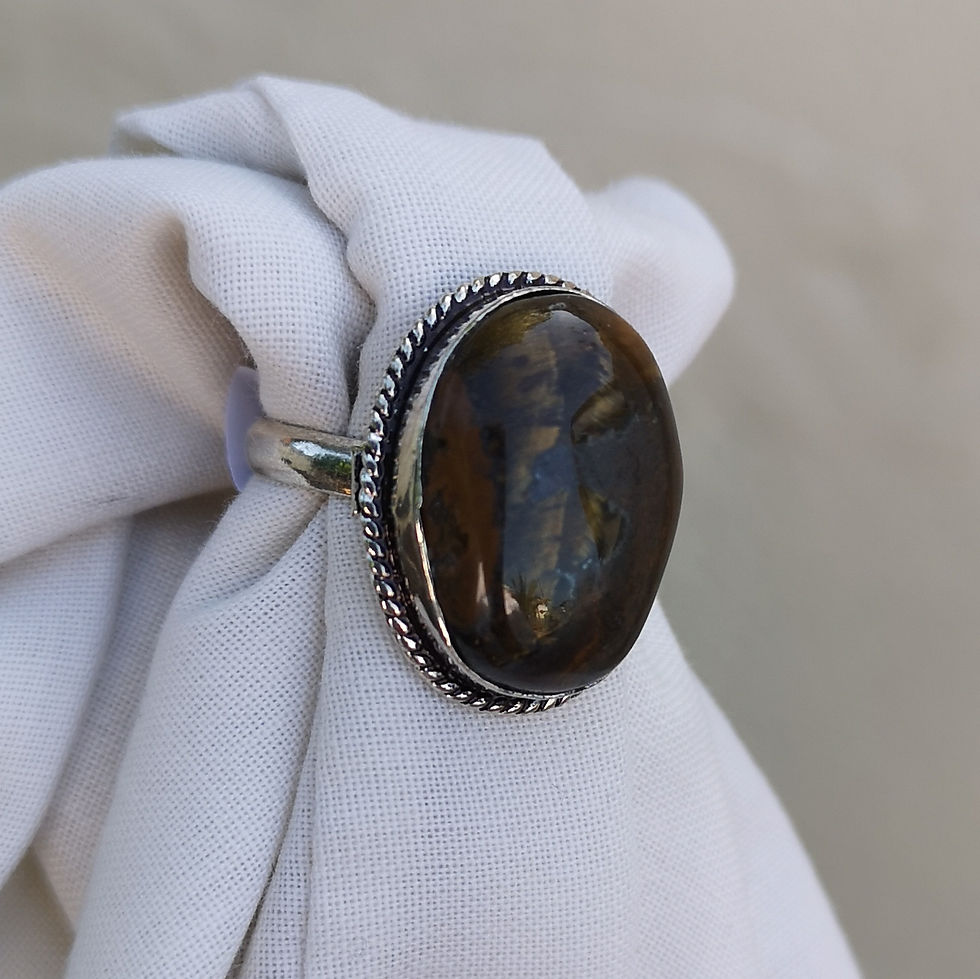 Thumbnail: Tigers eye ring size O