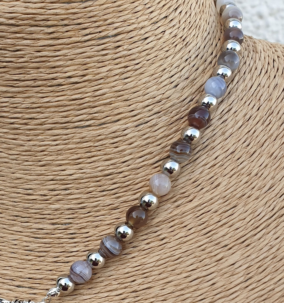 Thumbnail: Botswana Agate necklace 