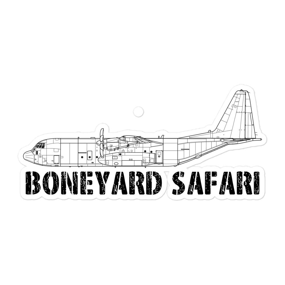 Boneyard Safari C-130J Sticker