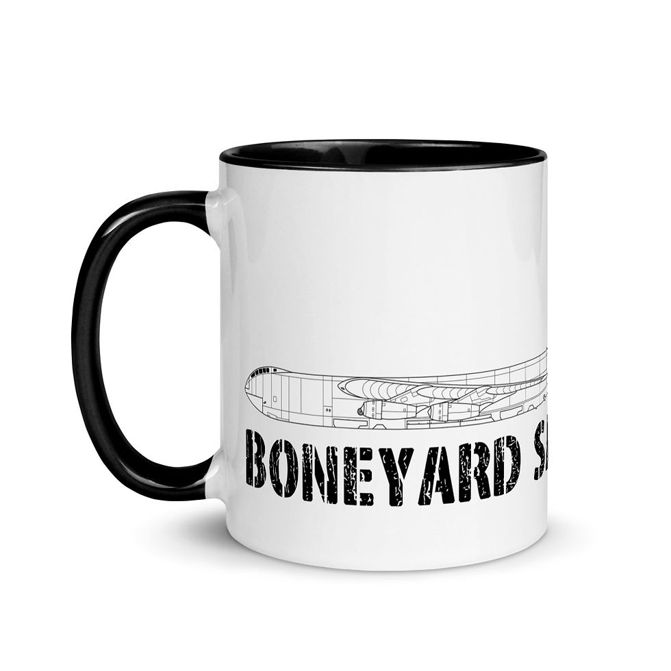 Boneyard Safari XB-52 Mug with Color Inside